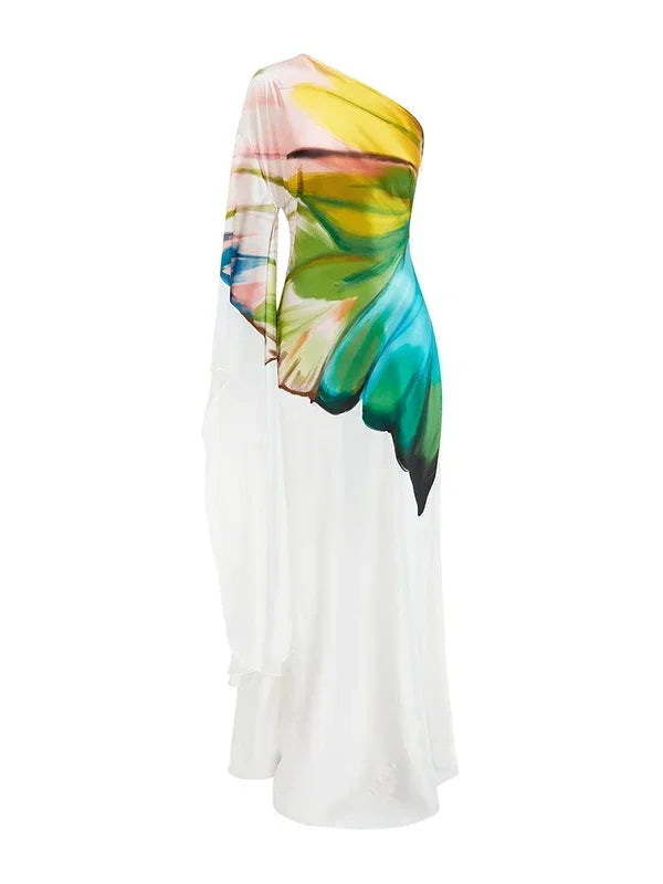 One-Shoulder Long Dress