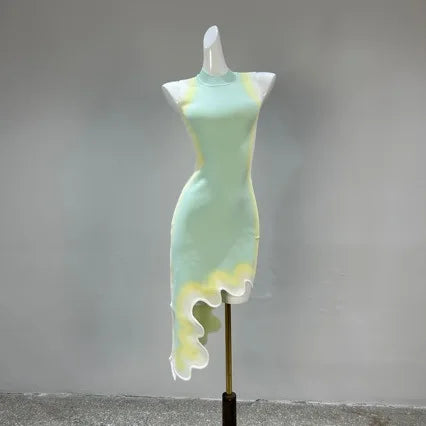 1 ph5 Wavy vibes Asymmetrical posh dress