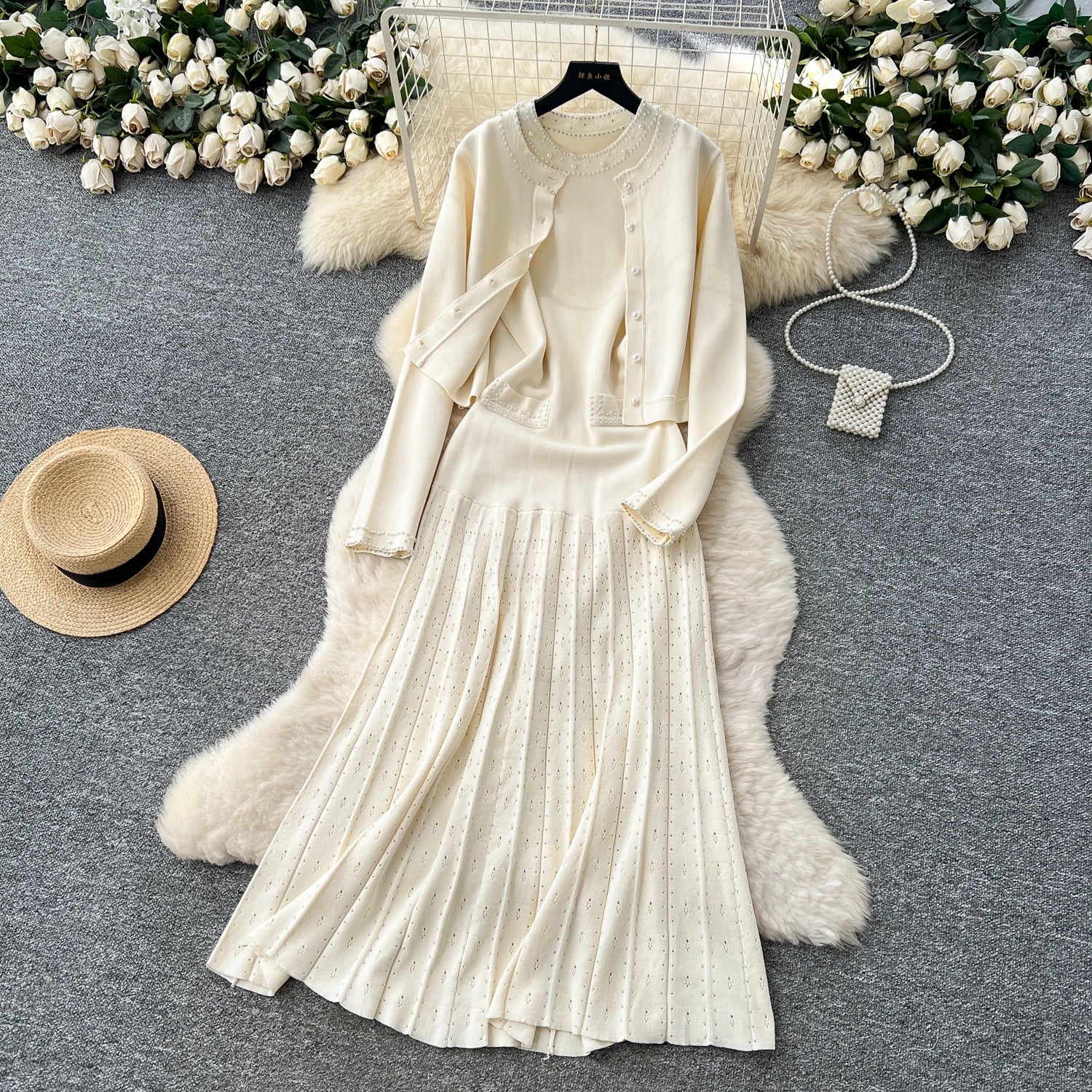 Vintage Knitted Two Piece Sets