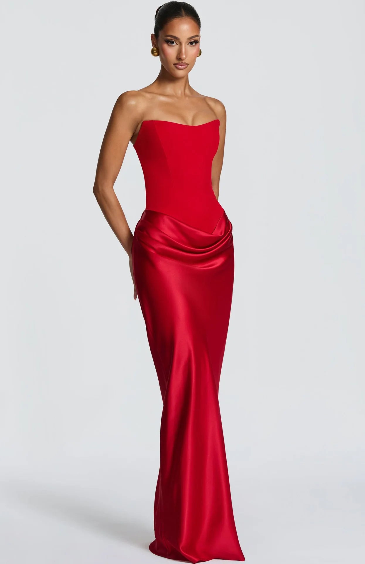 Avrilyaan Satin Pleated Strapless Sleeveless Sexy Dress Women Elegant 2026 Party Dress Backless Maxi Long Summer Dress Vestidos - Shellss