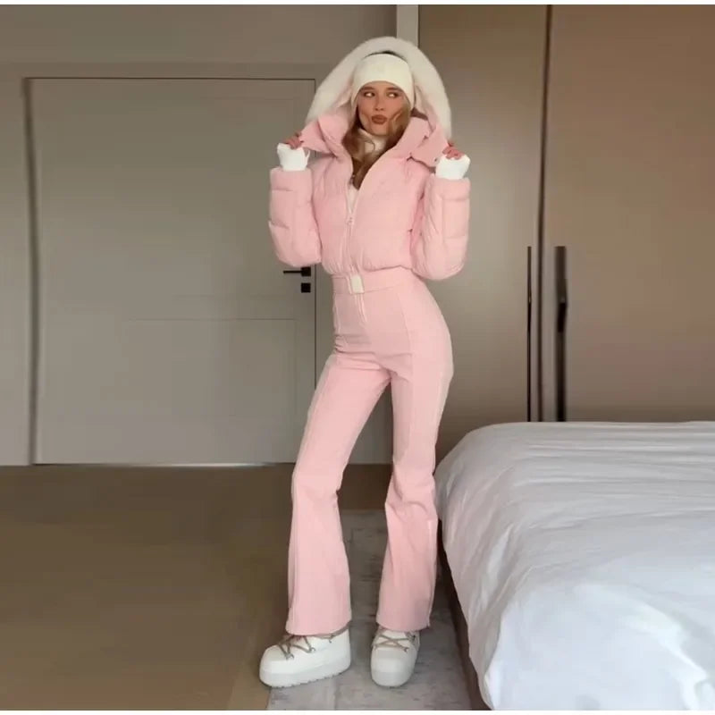 Pink Snow Suit
