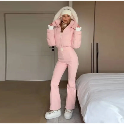 Pink Snow Suit