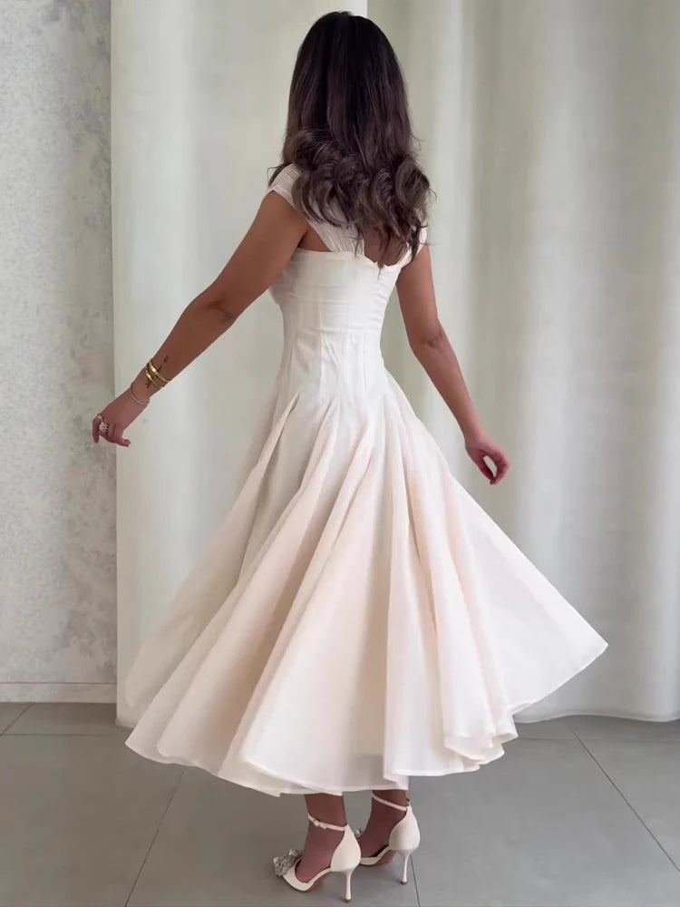 Pleated Evening Dress