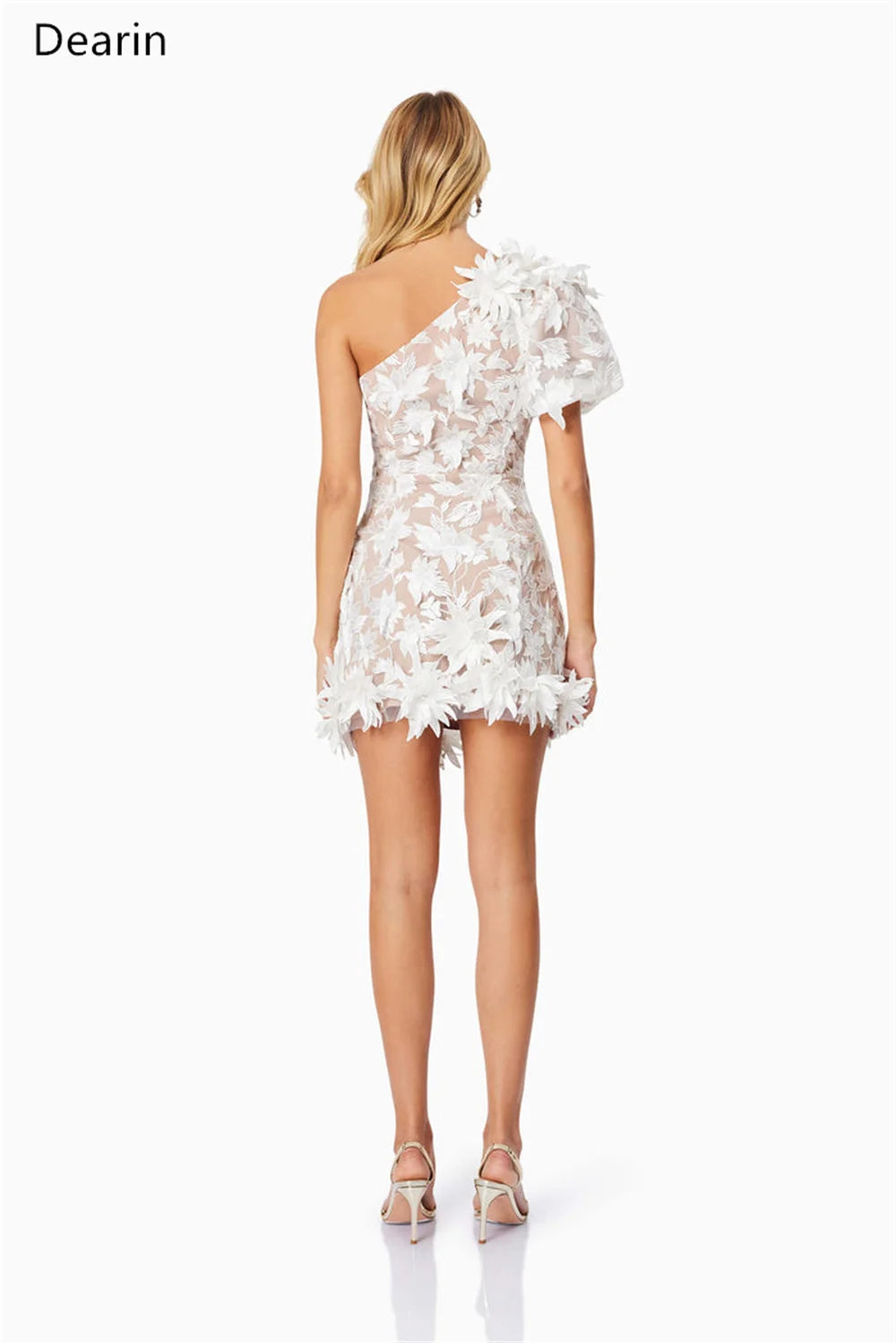 One-shoulder A-line Tulle Bloom Royale