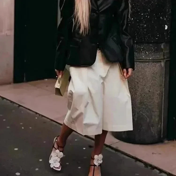 Designer flower heels