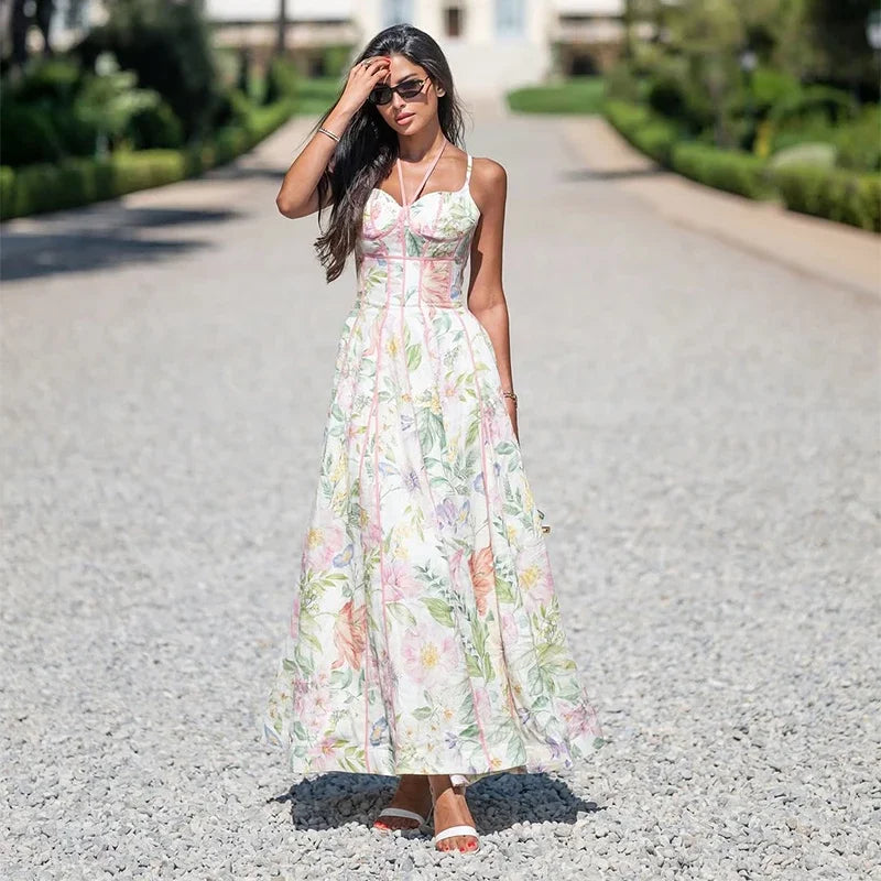 Floral Long Summer dress