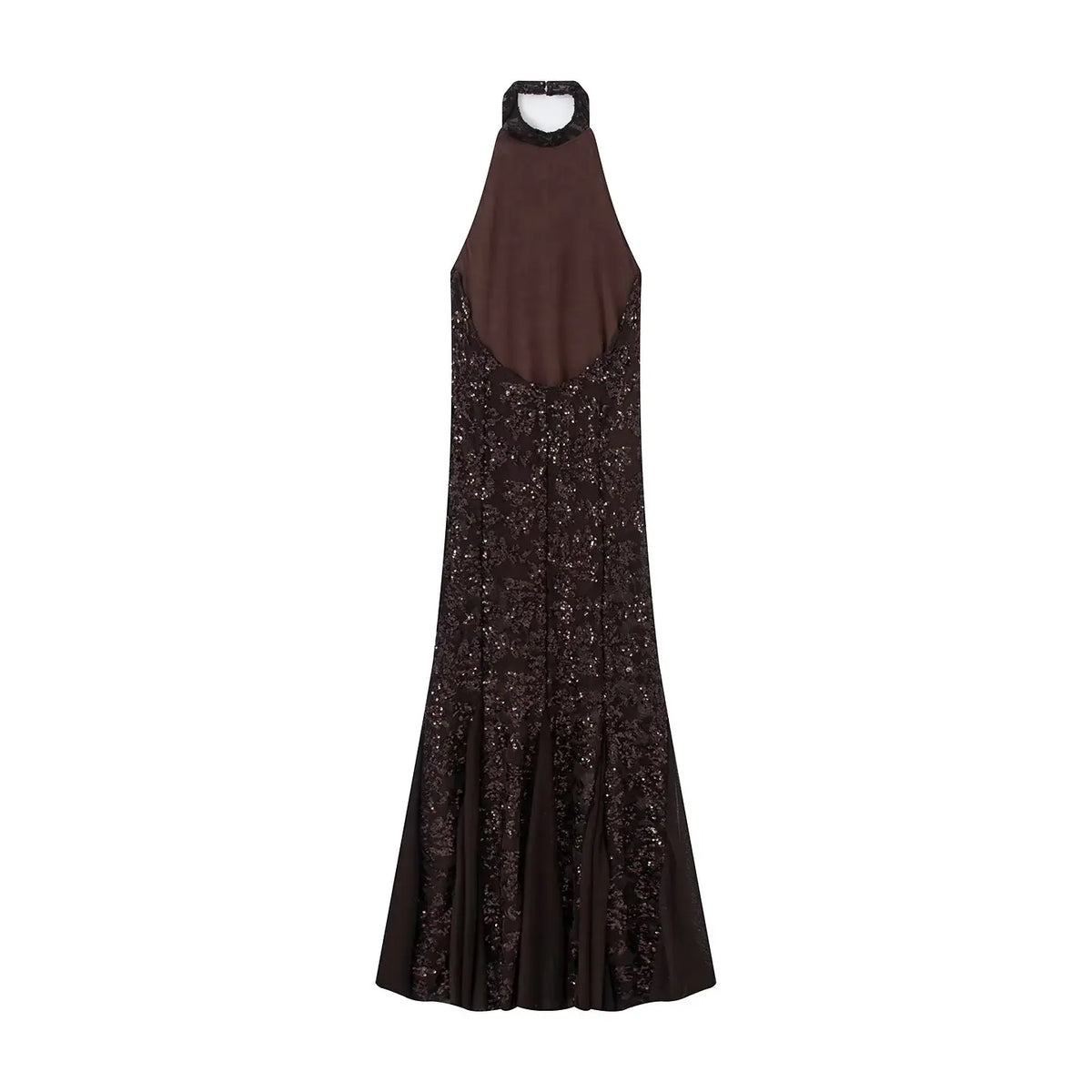 Nlzgmsj 2026 Spring Sexy sequin decoration Long Dresses for Women Backless Hanging neck collar Dress Elegant Evening Party Dress