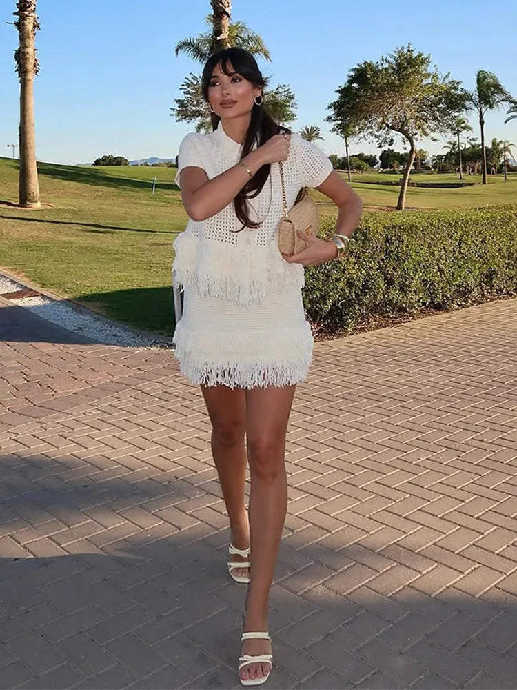 2 Piece Set with Fringes