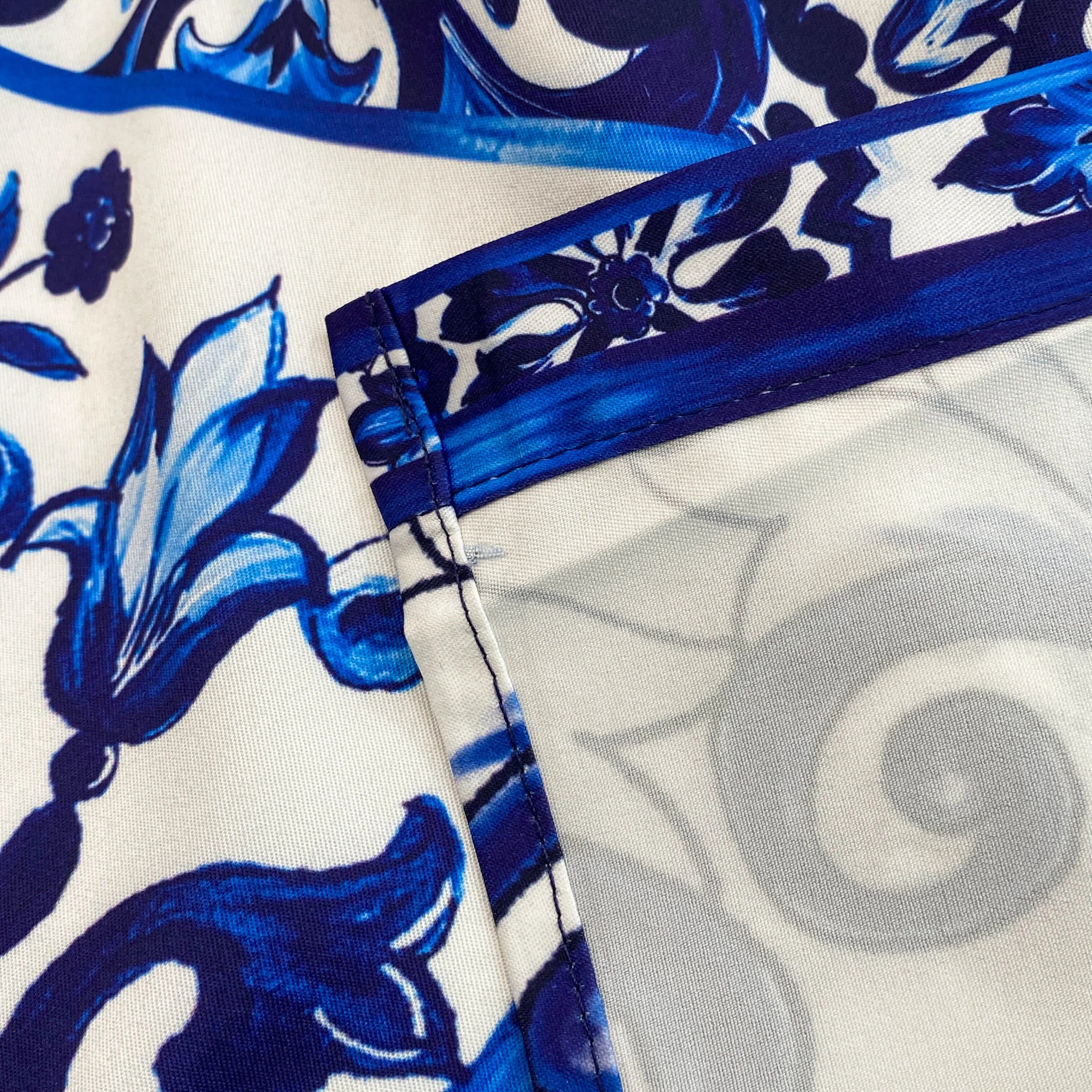 Spring Retro Blue White Red Dolce Dress - Shellss