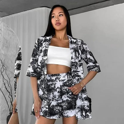 Summer Soft Shorts Set