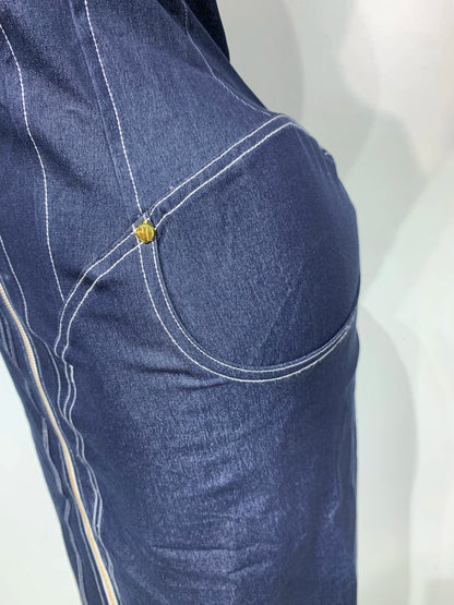 Celebrity Denim Zip dress