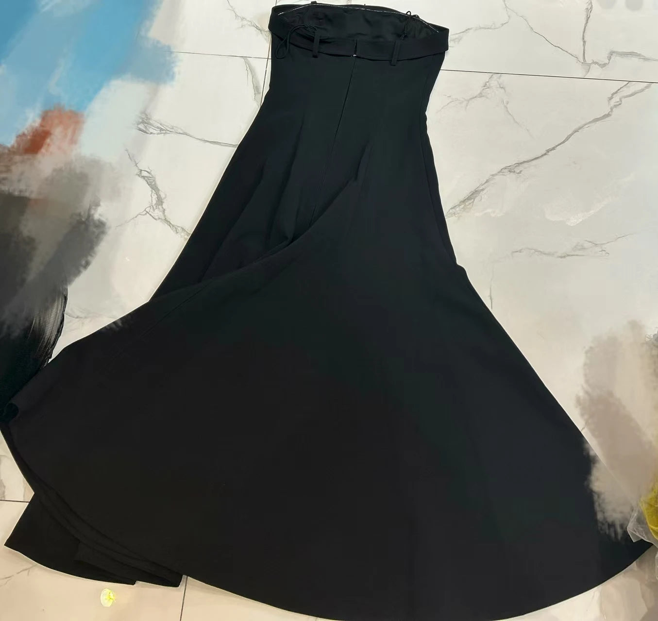 Women strapless maxi dress Elegant Fashion long dress - Shellss