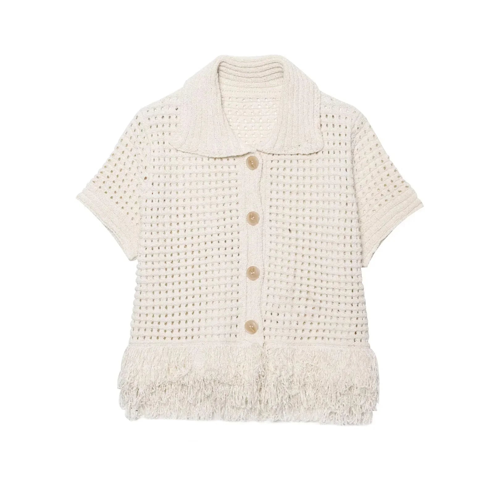 Summer Elegant Knitted Tassel Set
