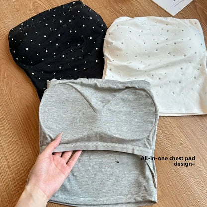 Party embellished Tube Tops