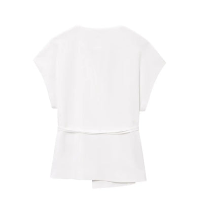 V-Neck Wrap Belted Pants Sets