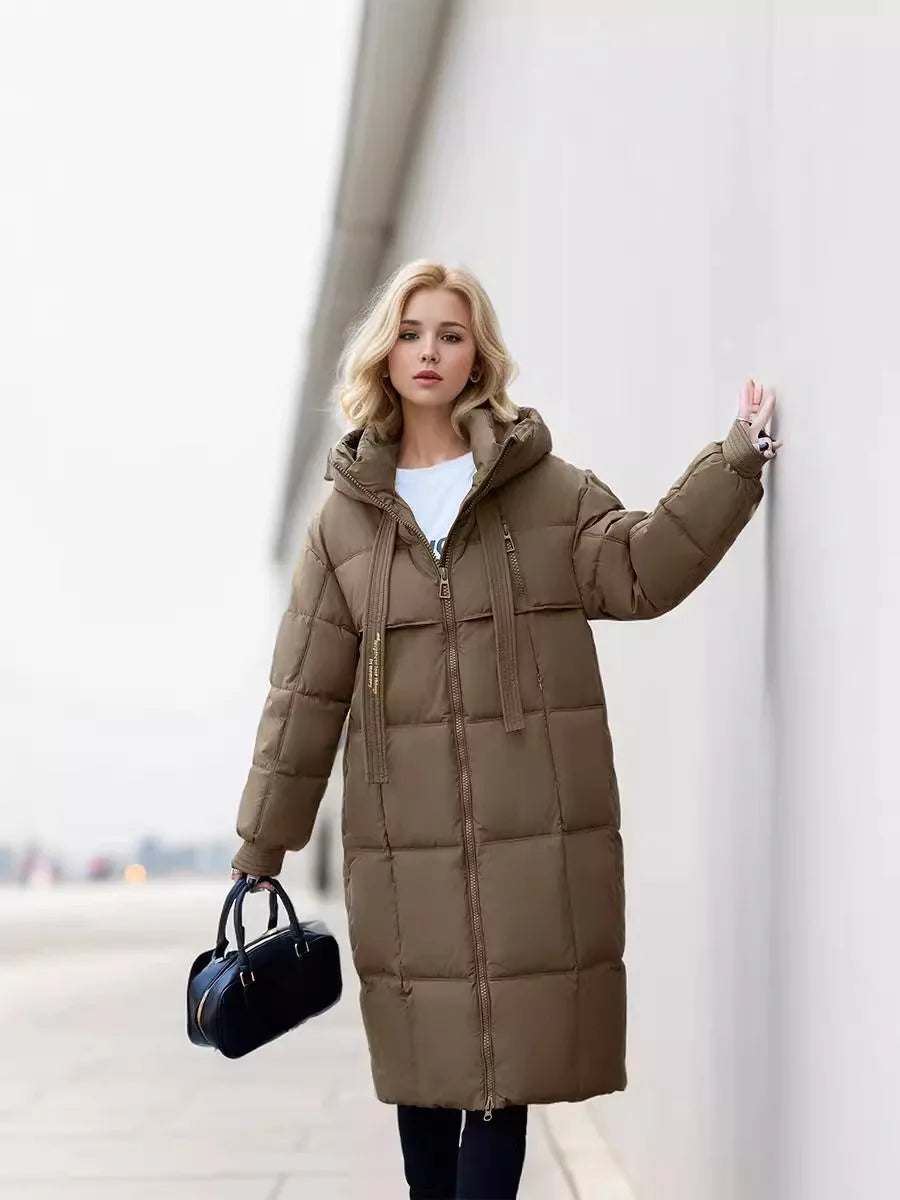 Women Parkas 2024 Autumn Winter Down Cotton Jackets Padded Thickened