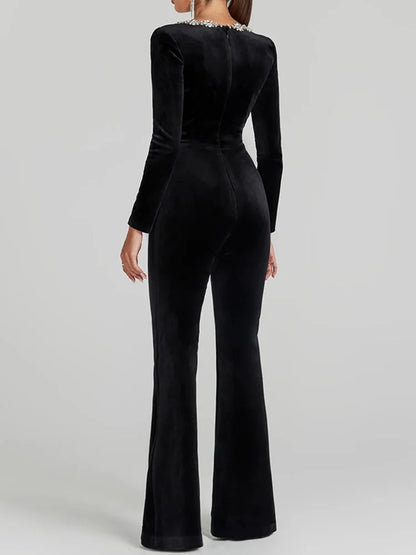 NAdine Merabi Jumpsuit velvet