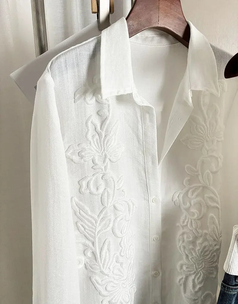 Luxury Embroidered Royals Shirt