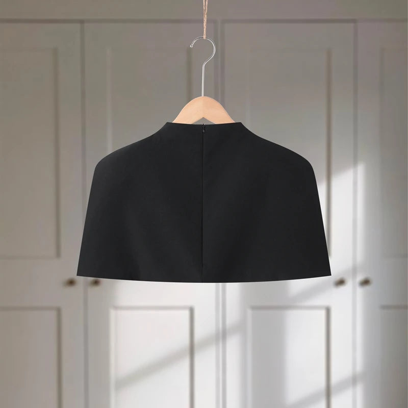 Elegant Cropped Shawl Tops
