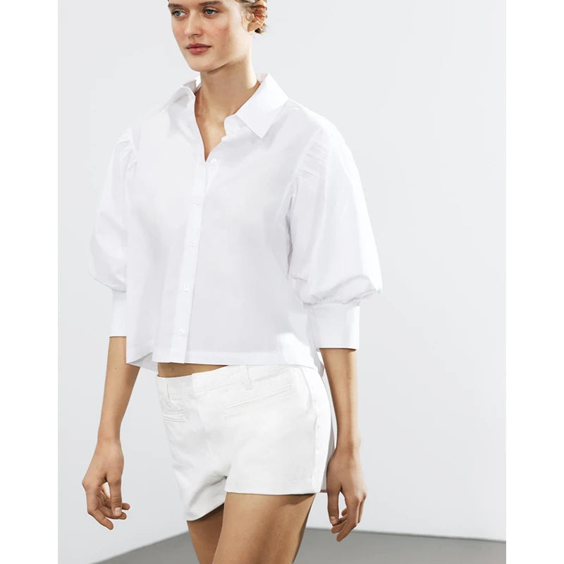 Classy CH White Cotton Shirt