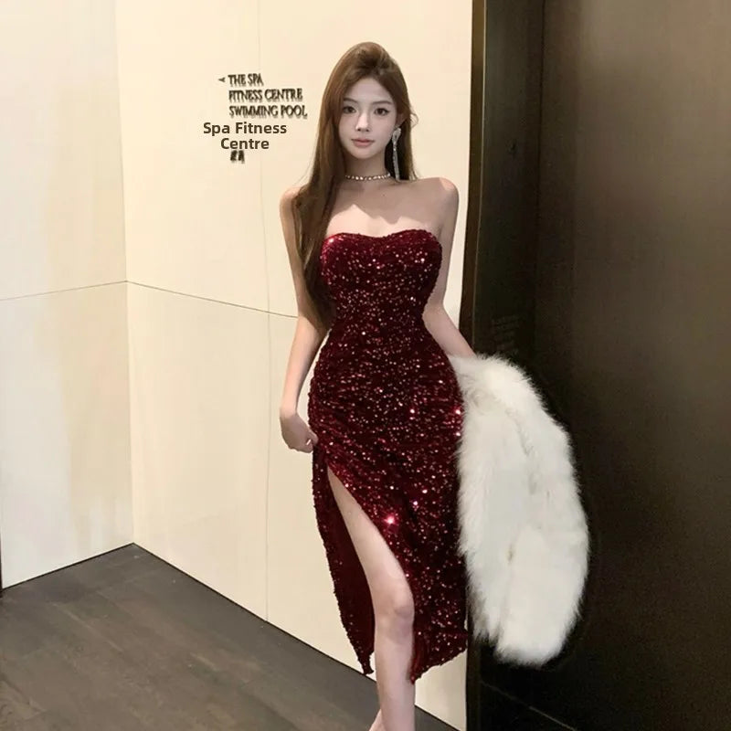 Party Embellished sequin Dress