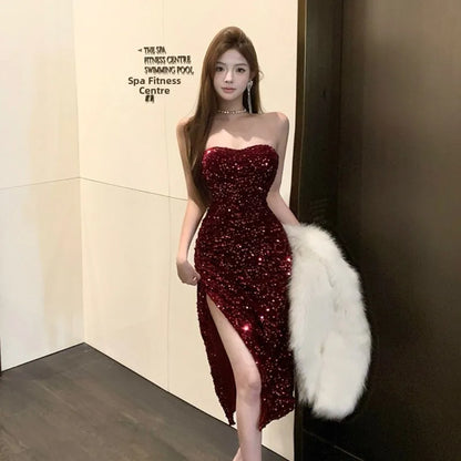 Party Embellished sequin Dress