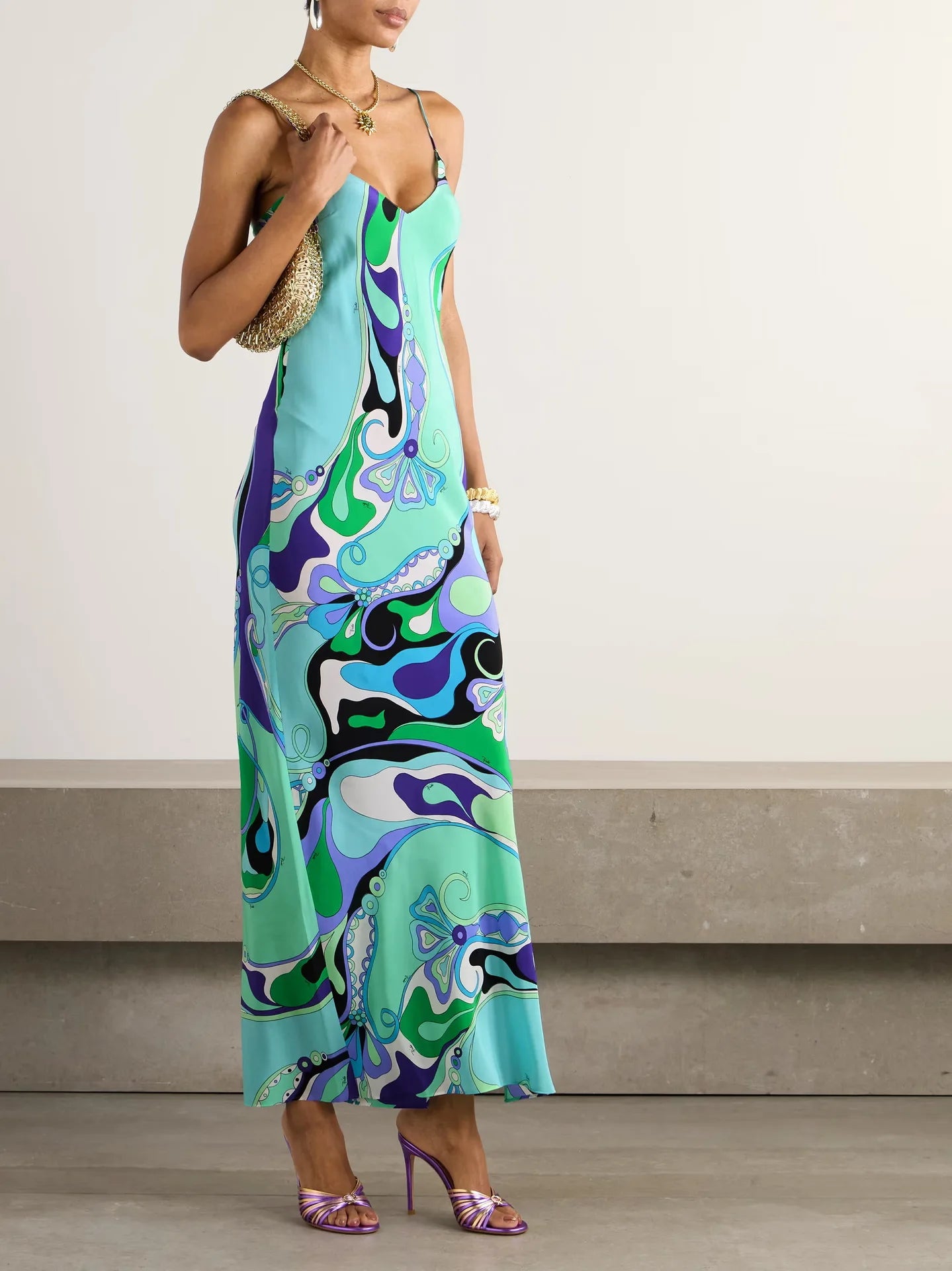 Pucci vibes long dress