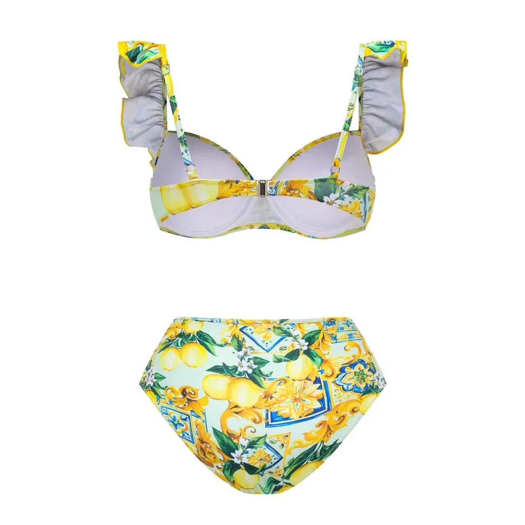 Hot Bikini Swimsuit Lemon Set
