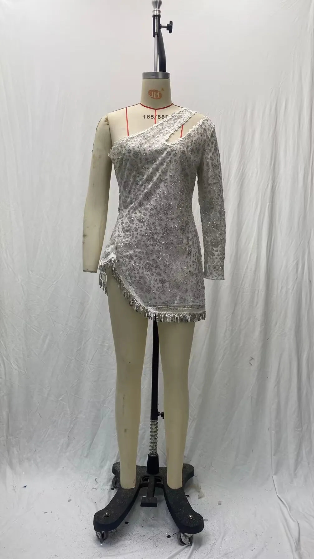 Silver embellished sparkly Party