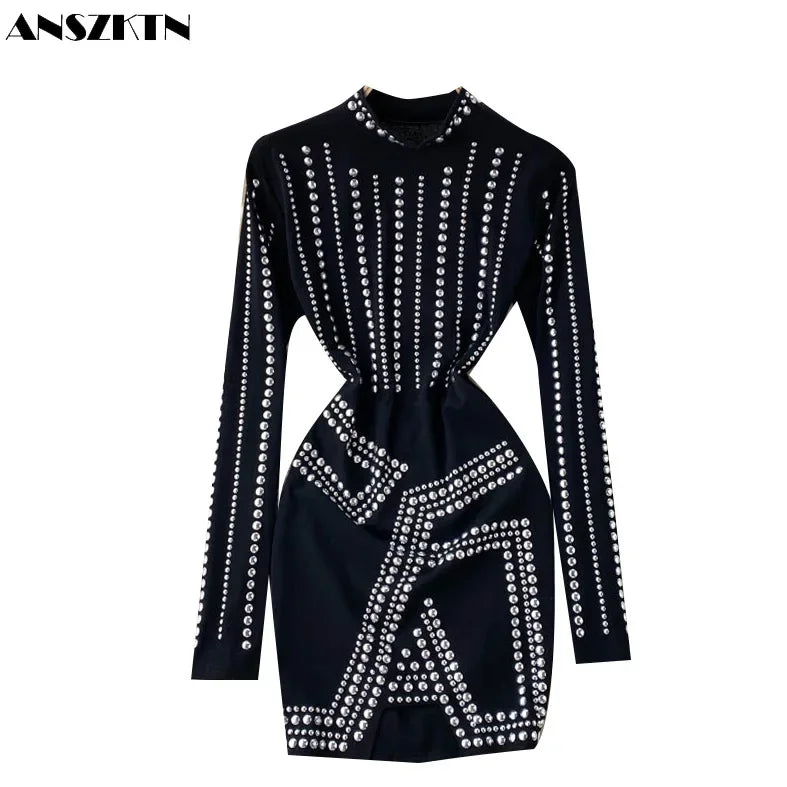 2 Sexy Rivet Dress