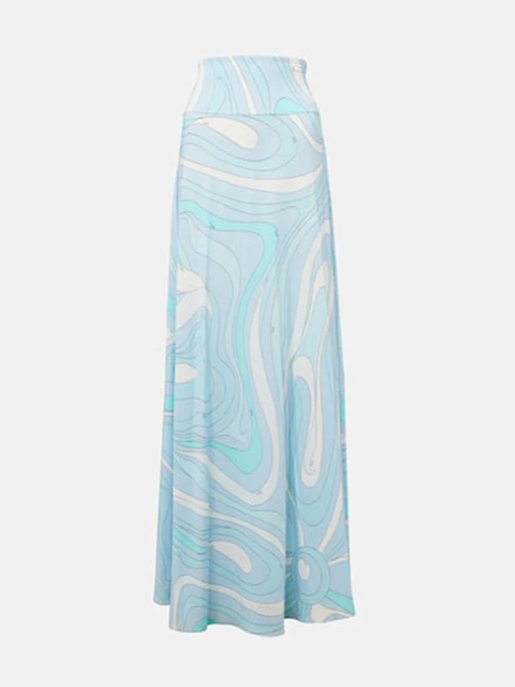 Marble Printed Skirt