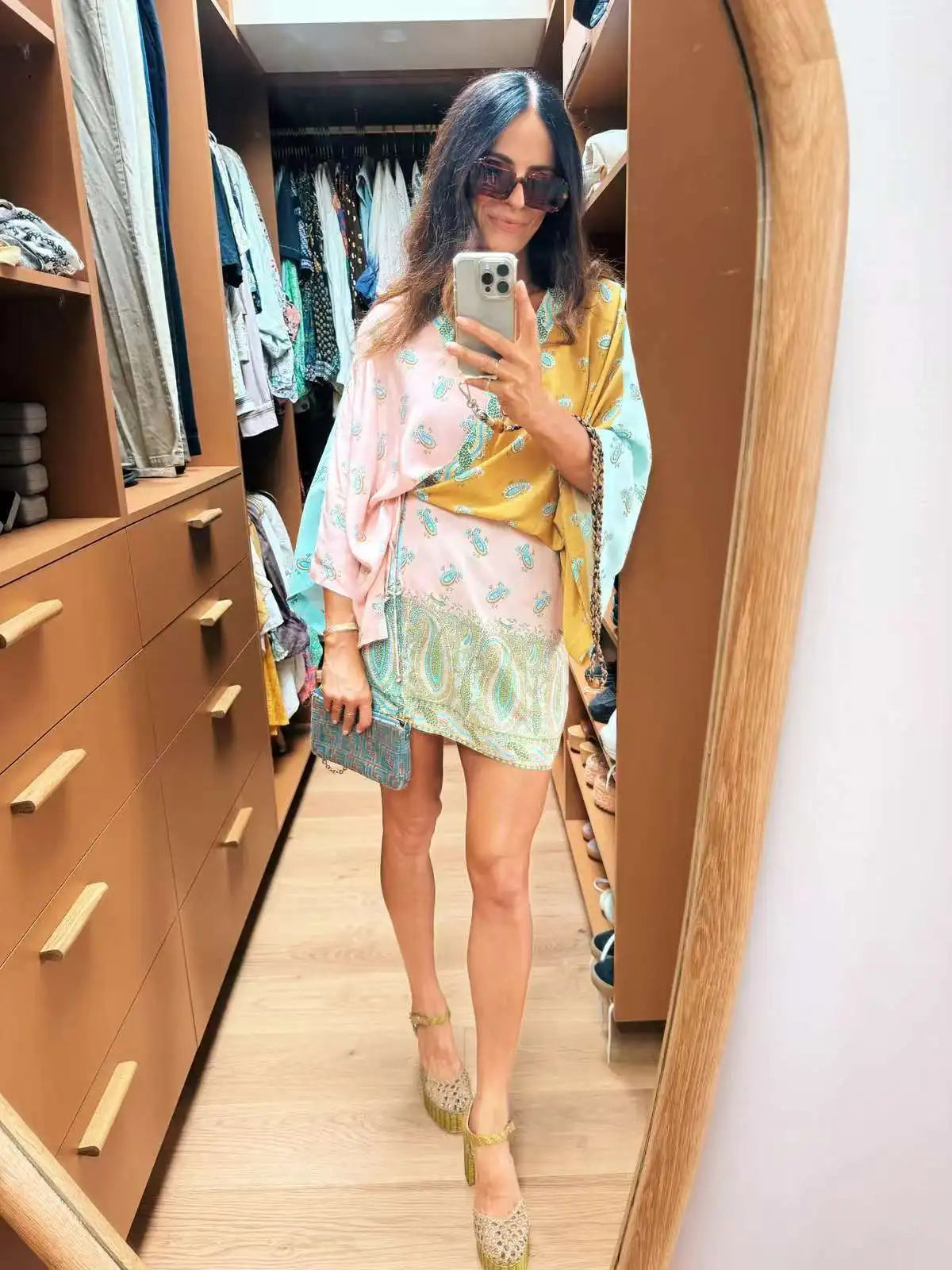 Women's Paisley Print 2Piece Set
