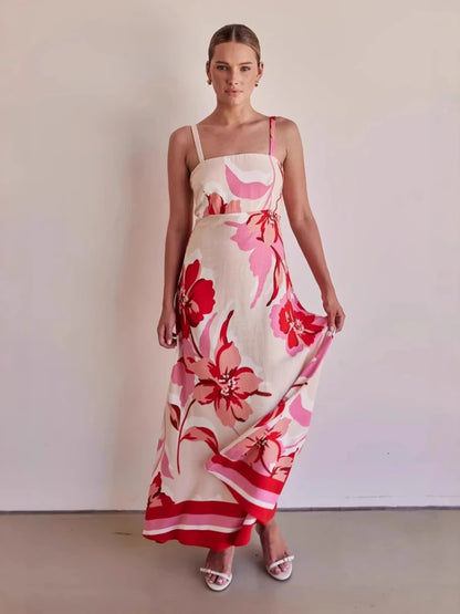 Elegant Flower Dress A-line