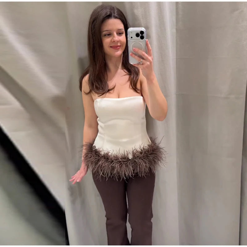 Zara Vibes Mini feather - Shellss