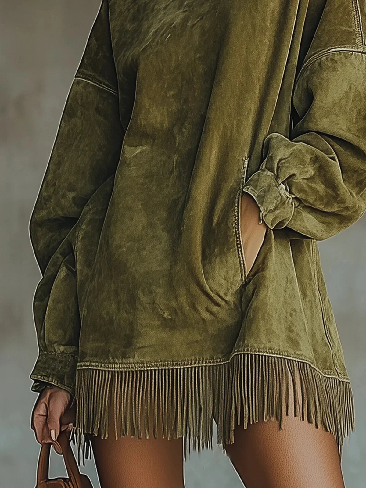Retro Suede Tassel Zara vibes