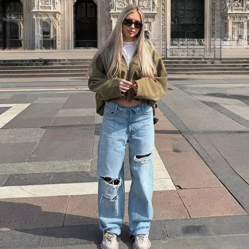 Barrel jeans