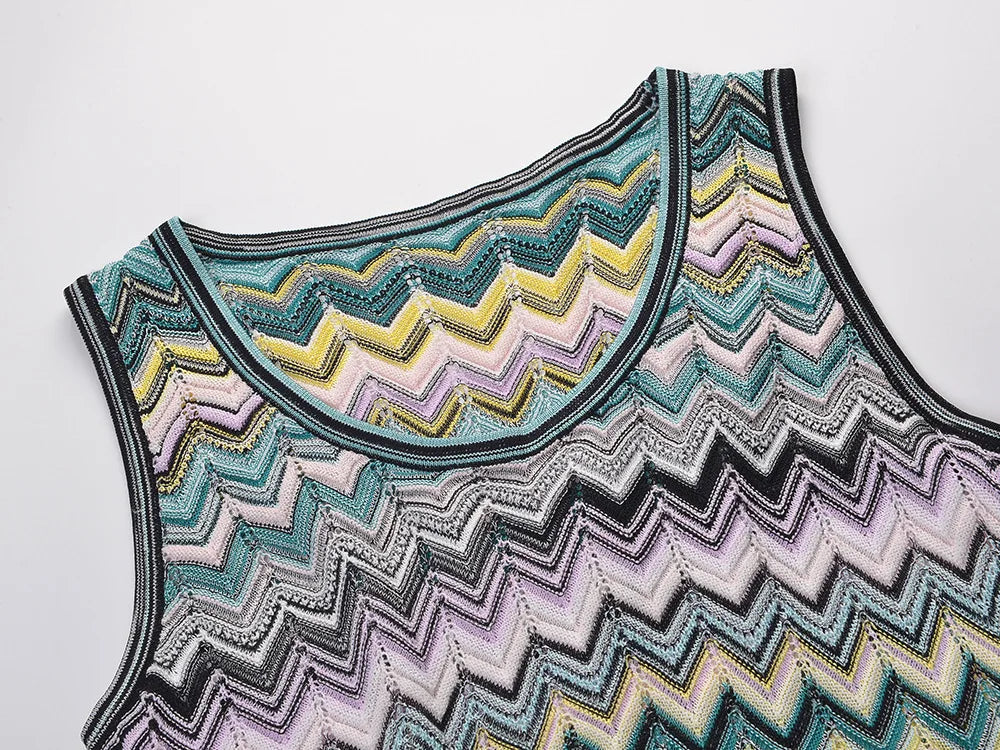 Missoni new zig zag knit dress