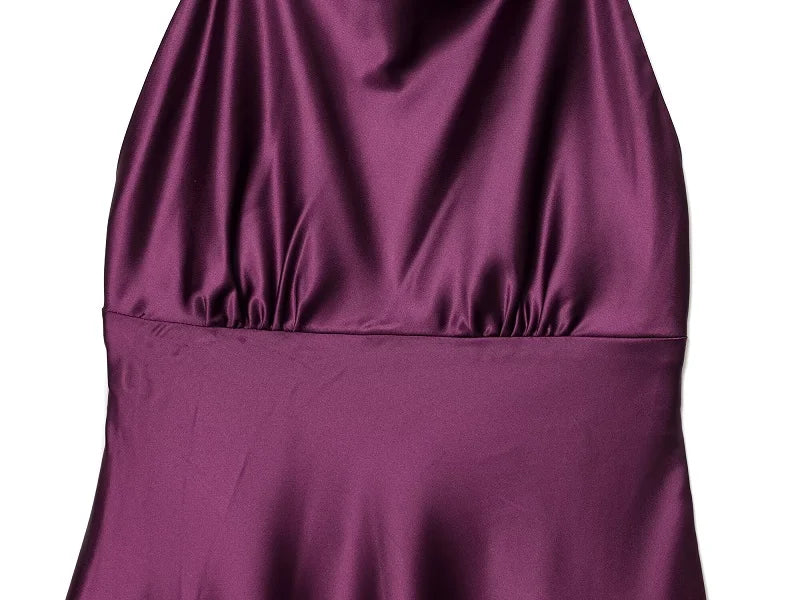 Satin Halter Mini Zara Vibes