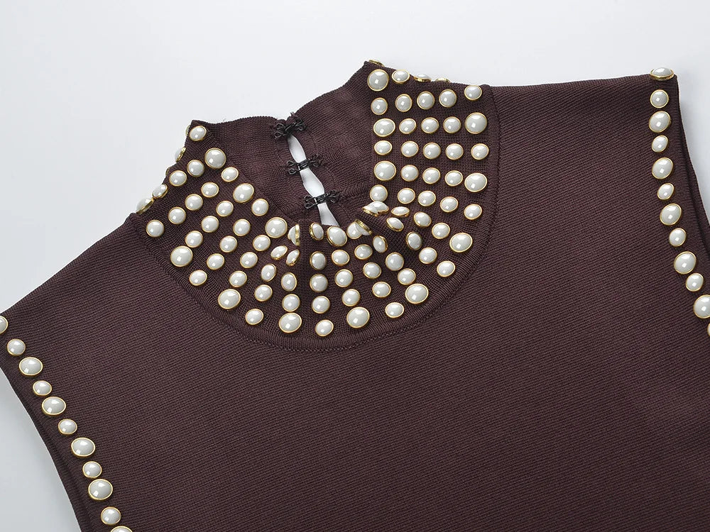 Knitted Sandro embellished Dress