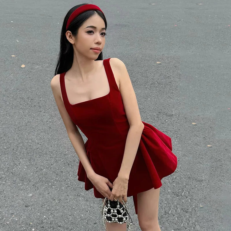 Velvet Mini With Bow