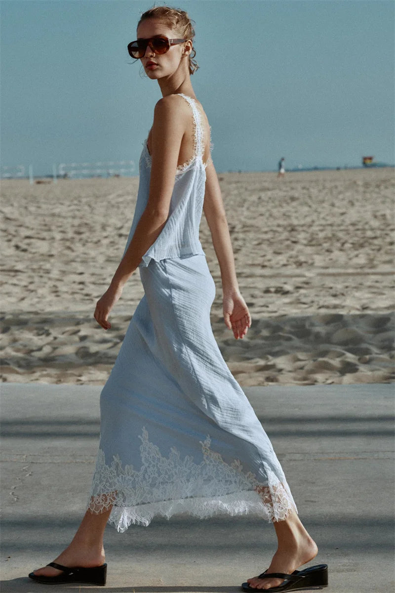 Zara Lace Skirt Set