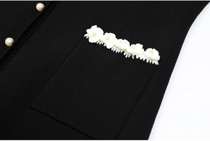 Sandro Knitted Black dress