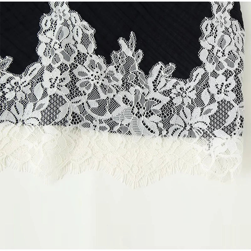 Zara Lace Set Navy Blue