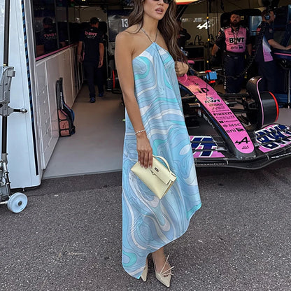 Pucci Vibes Halter Neck Dress