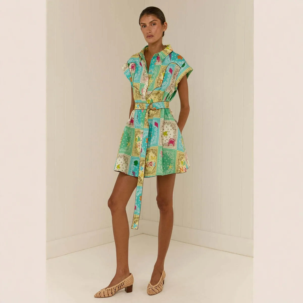 Green Boho Classy Alemais Sundress