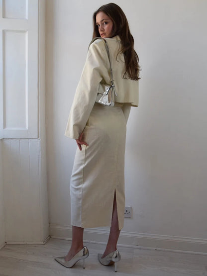 Top Mid length Skirt Party Formal