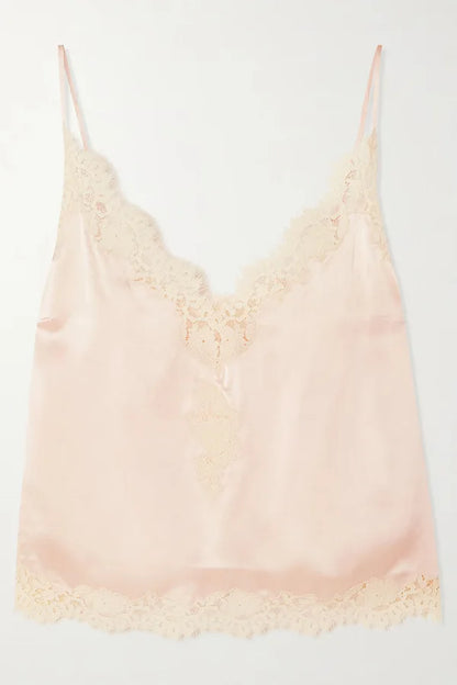 Lace Sling Top Skirt Top Set