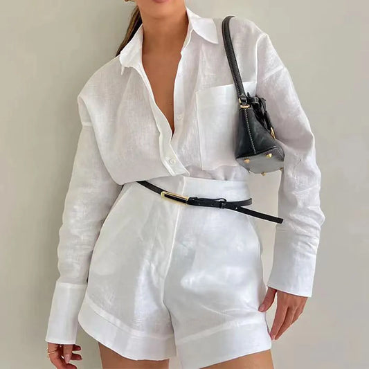 Light Blue shorts set