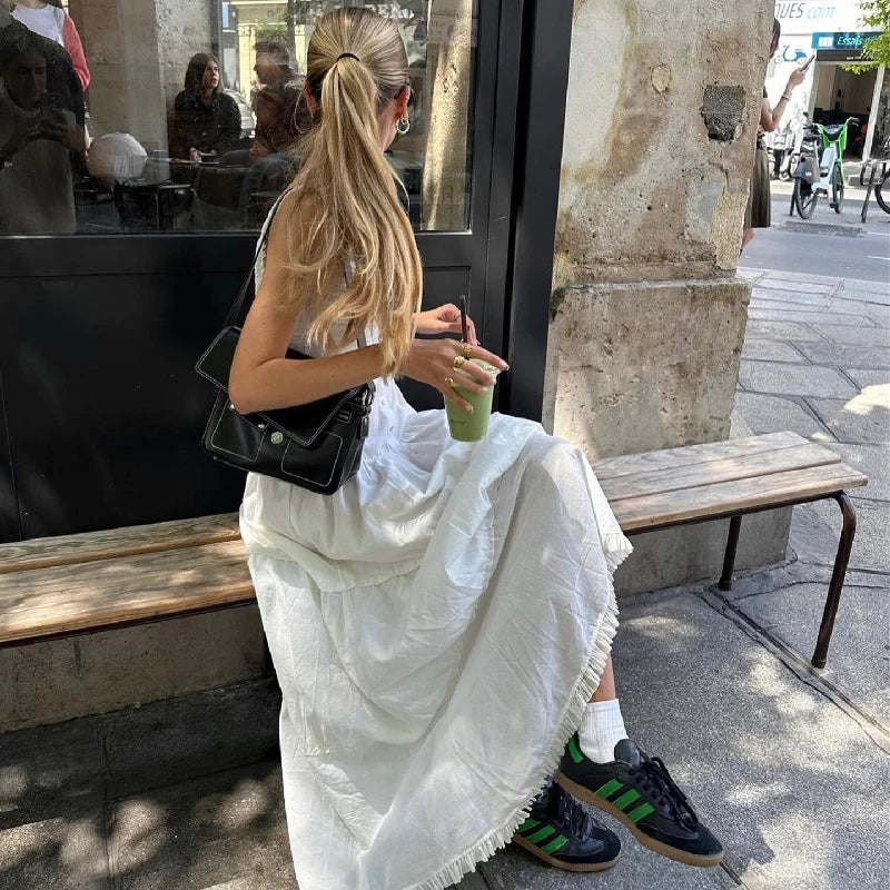 Square Neck Summer Midi