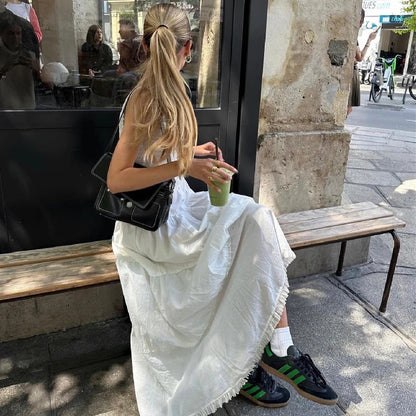 Square Neck Summer Midi